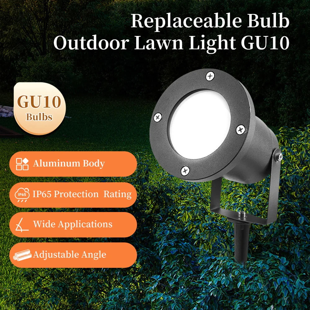 lampe led extérieure pour jardin éclairage paysager étanche et décoratif - vue 3 sur 8
