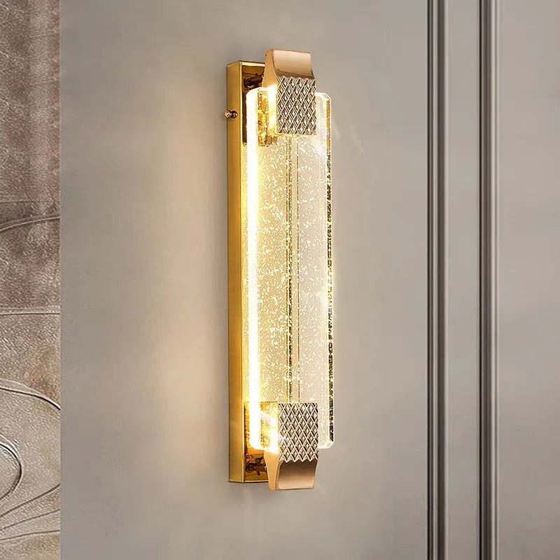 applique murale en cristal moderne pour éclairage intérieur décoratif - vue 3 sur 9