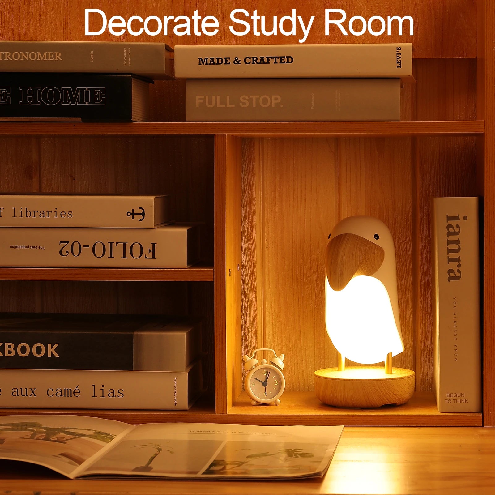 Toucan oiseau veilleuse Usb Rechargeable Lampe de Table Bluetooth Lampe chambre décor cadeau de noël pour enfants éclairage intérieur - vue 6 sur 10
