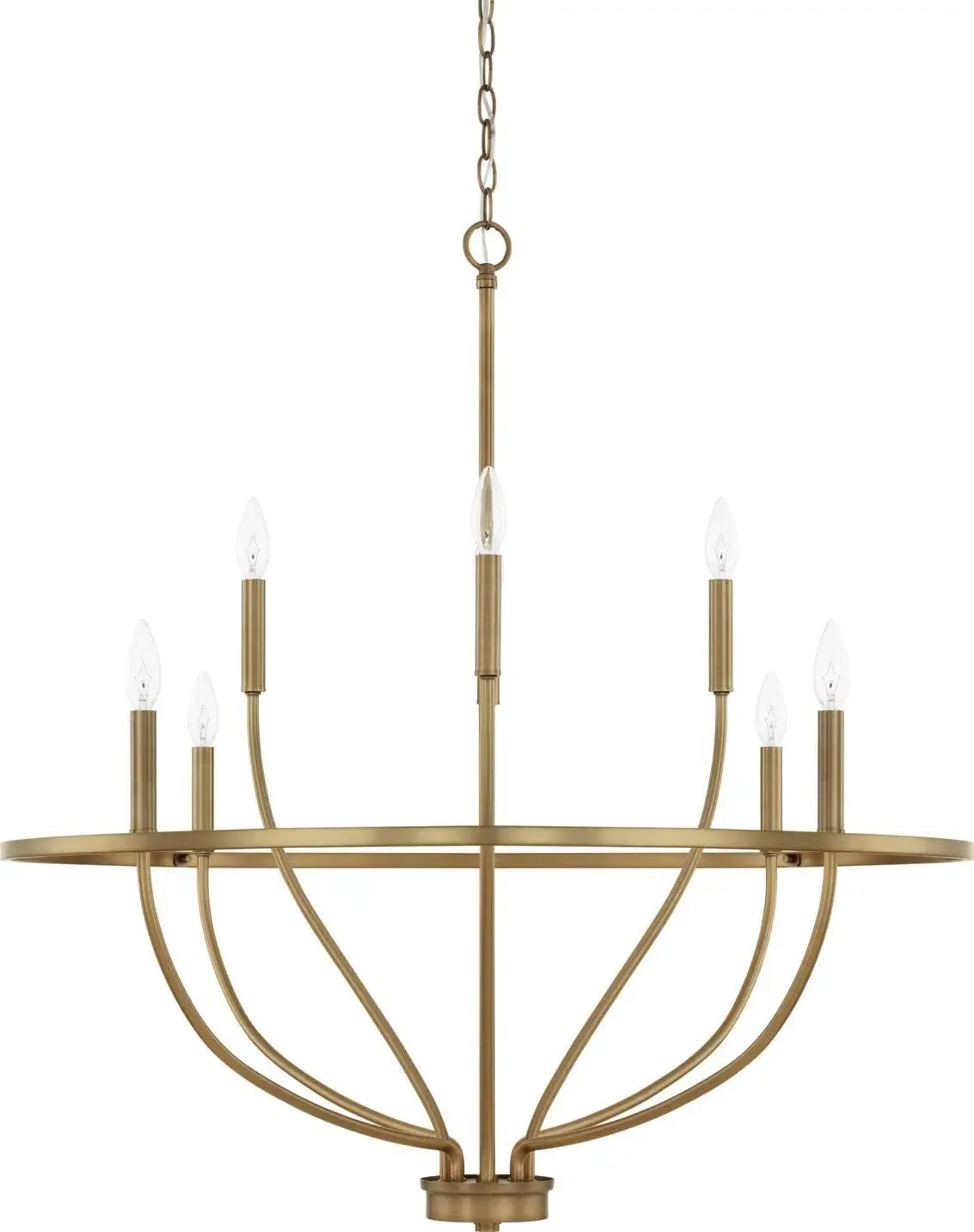 lustre suspension rétro led industriel anneau lumineux decorfixtures - vue 10 sur 12