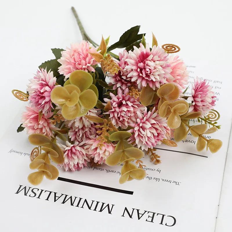 bouquet de fleurs artificielles décoratif pour intérieur et événements - vue 8 sur 25