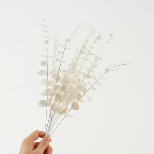 lot de 5 branches d eucalyptus artificielles pour décoration florale - vue 13 sur 12