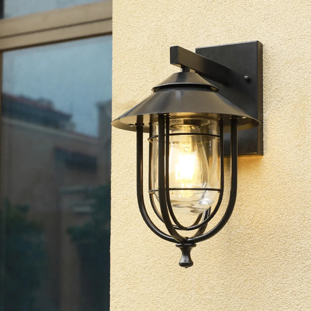 Mengjay appliques murales extérieures lampes luminaire moderne étanche Patio lumière LED pour porche à la maison - vue 8 sur 8
