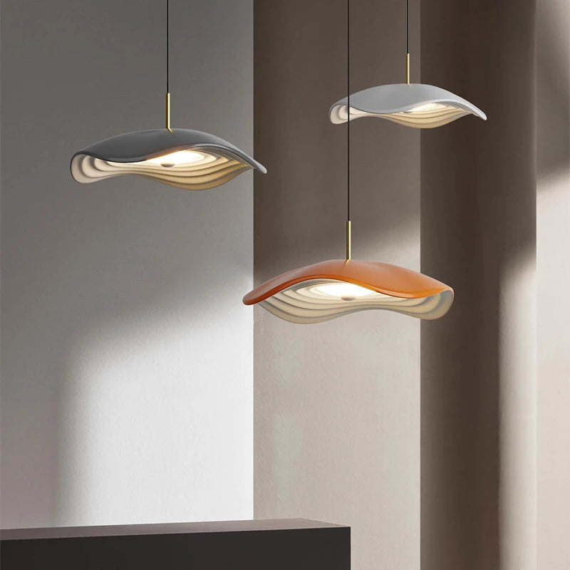 lustre d'art moderne minimaliste wabi-sabi pour bar créatif - vue 4 sur 14
