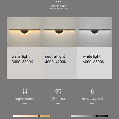 applique murale moderne à led pour décoration intérieure - vue 6 sur 9
