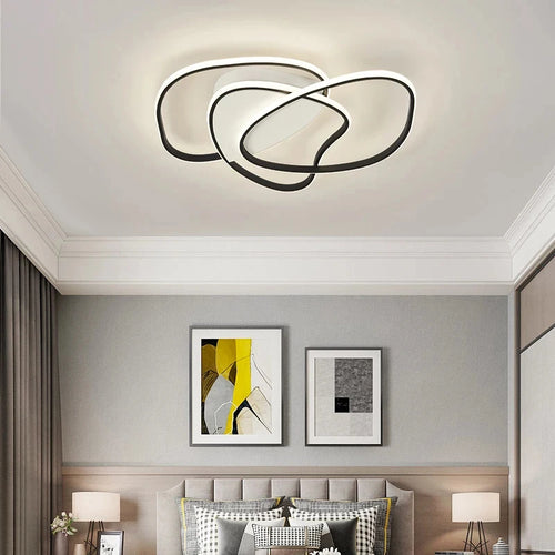 plafonnier led moderne design créatif pour intérieur décoratif - vue 2 sur 10