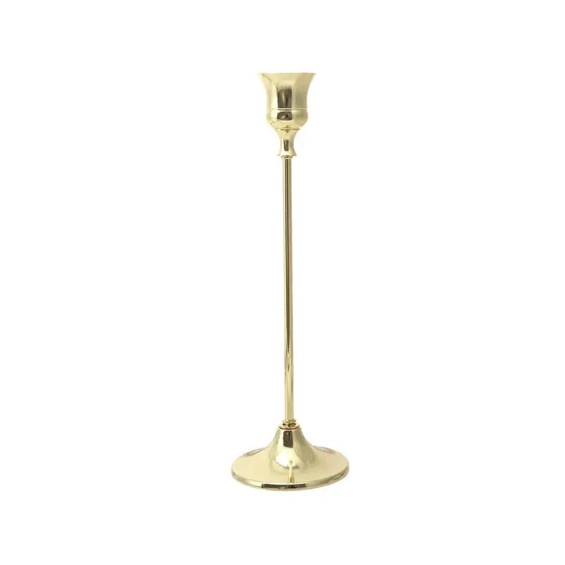 kit de bougeoirs en laiton doré pour décorations festives - vue 23 sur 26