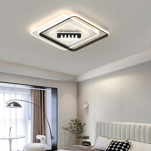 plafonnier led nordique pour intérieur et ambiance chaleureuse - vue 5 sur 14