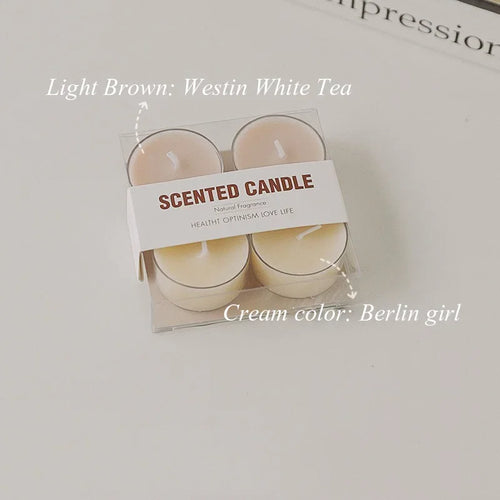 lot de 4 bougies parfumées en cire de soja pour décorations et événements - vue 13 sur 12