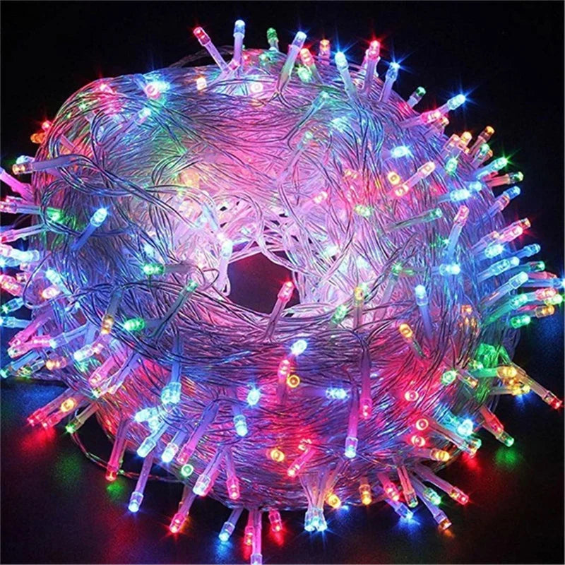 guirlande lumineuse led pour décoration intérieur extérieur festive - vue 5 sur 9