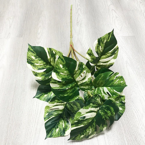 plantes artificielles grandes monstera pour décoration intérieure et extérieure - vue 4 sur 6