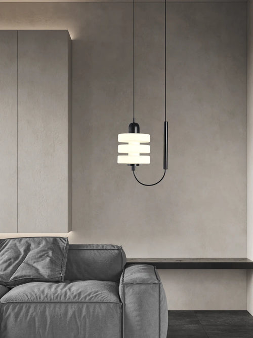 lustre minimaliste en verre pour un éclairage moderne - vue 2 sur 7