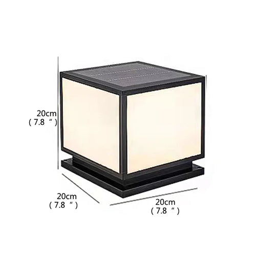 lampadaire d'extérieur vintage étanche moderne pour jardin et terrasse - vue 12 sur 14