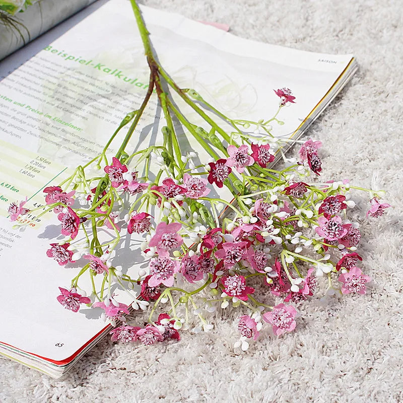 gypsophile fleurs artificielles pour mariage décoration florale 2024 - vue 7 sur 12