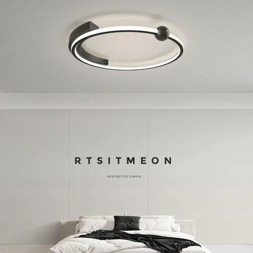 Plafonnier moderne à LEDs pour chambre salon salle à manger étude décoration de la maison minimalisme - vue 6 sur 16