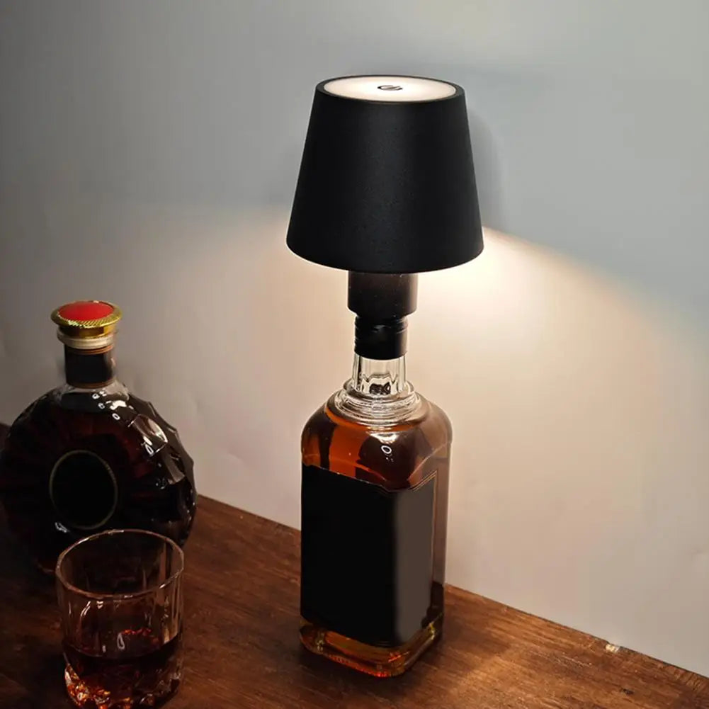 lampe de bouteille de vin sans fil portable pour bars et événements - vue 2 sur 9