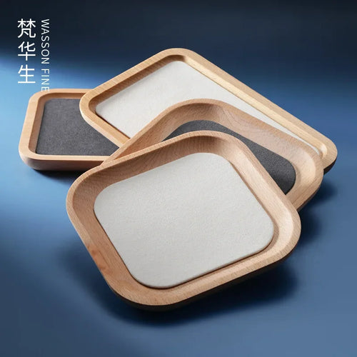 plateau de rangement en bois pour bijoux montres et colliers - vue 3 sur 9