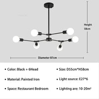 lustre moderne en forme d'arbre pour décoration intérieure