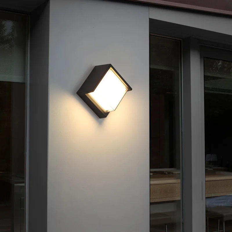 applique murale extérieure moderne étanche pour jardin et balcon - vue 2 sur 12