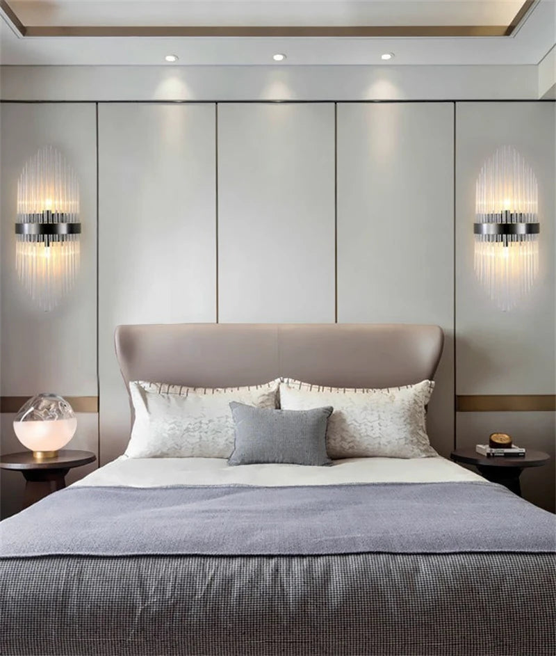 applique murale en cristal design pour éclairage moderne de la maison - vue 4 sur 21