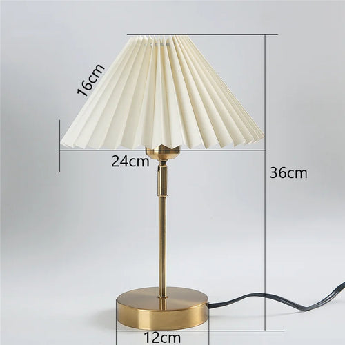 lampadaire rétro avec abat-jour plissé éclairage décoratif polyvalent