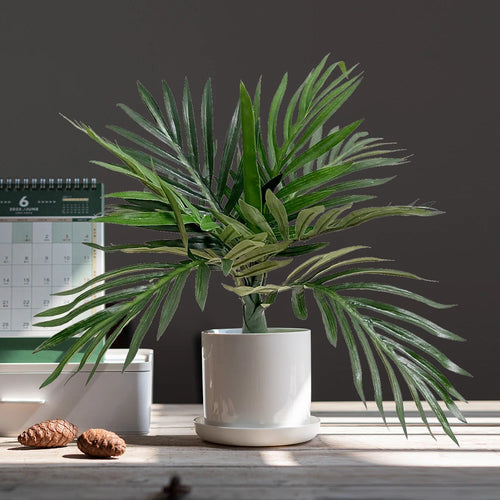 bananier tropical artificiel en pot pour décoration intérieure et extérieure - vue 2 sur 8
