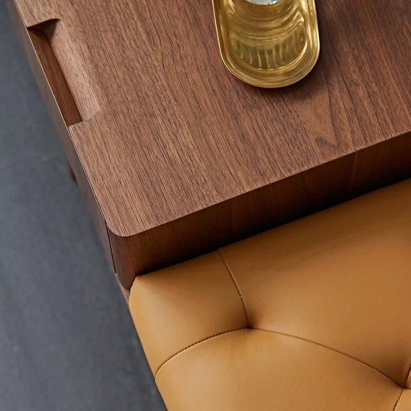 tabourets à langer nordiques avec rangement design moderne - vue 3 sur 5