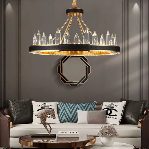 suspension en cristal transparent pour une décoration moderne - vue 4 sur 11