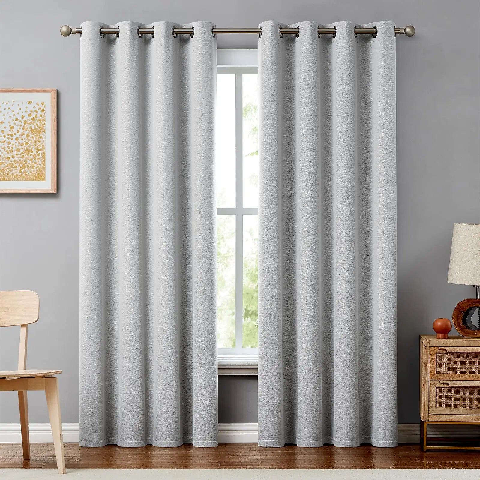 Rideau occultant sur mesure grande hauteur salon chambre