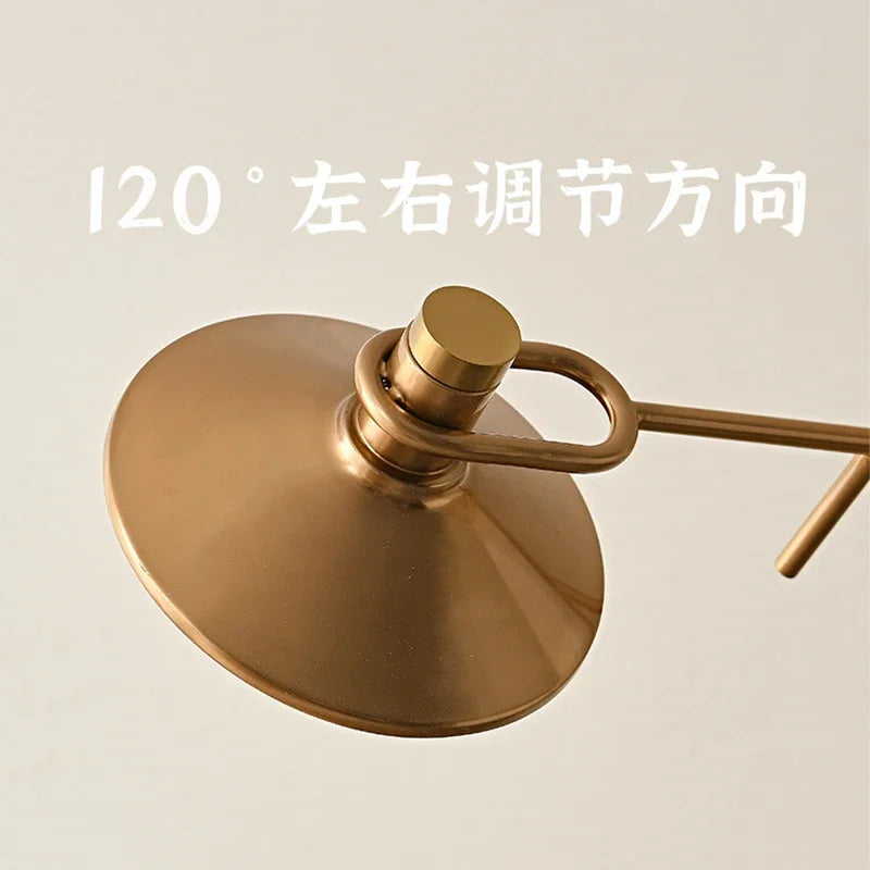 lampadaire moderne en bois massif pour décoration rétro à LED - vue 4 sur 8
