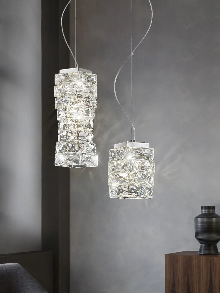 suspension en cristal décoratif de luxe pour intérieur - vue 1 sur 7