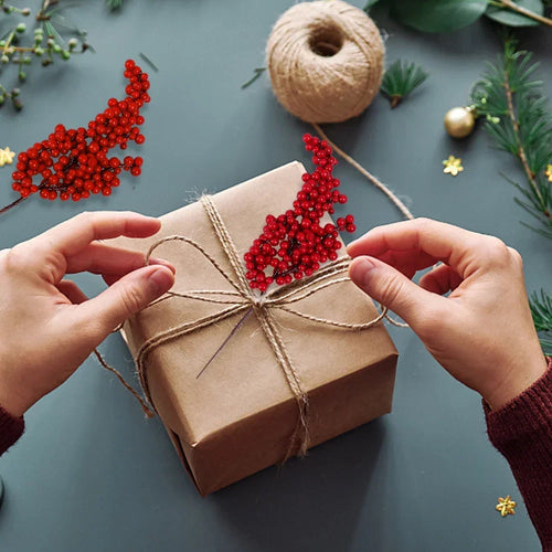 branche de baies artificielles pour décoration de Noël - vue 6 sur 12