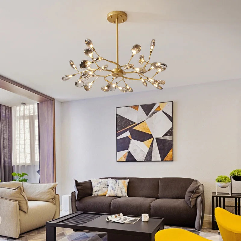lustre moderne simple design créatif pour décoration intérieure - vue 4 sur 20