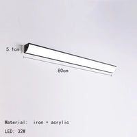 applique murale led minimaliste en aluminium pour intérieur moderne