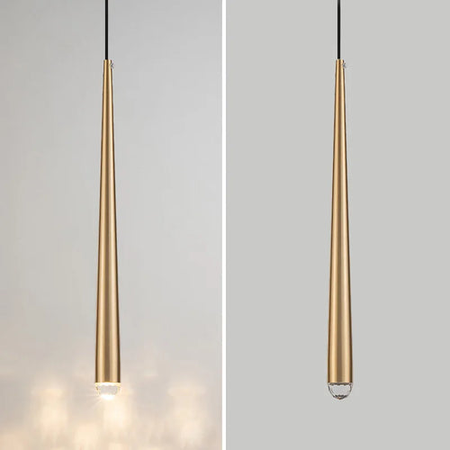 Cône suspension LED lampe Long Tube bulle acrylique cuisine île salle à manger boutique Bar comptoir décoration cylindre tuyau suspension - vue 3 sur 6