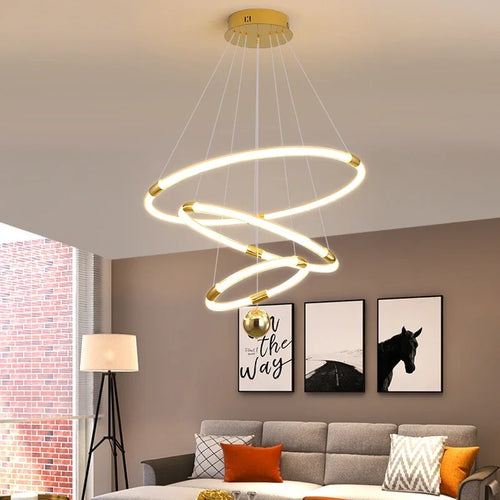 lustre à LED design avec détection de geste pour intérieur - vue 3 sur 12
