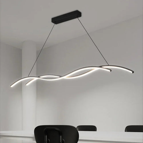 suspension moderne à led pour décoration intérieure élégante - vue 3 sur 12