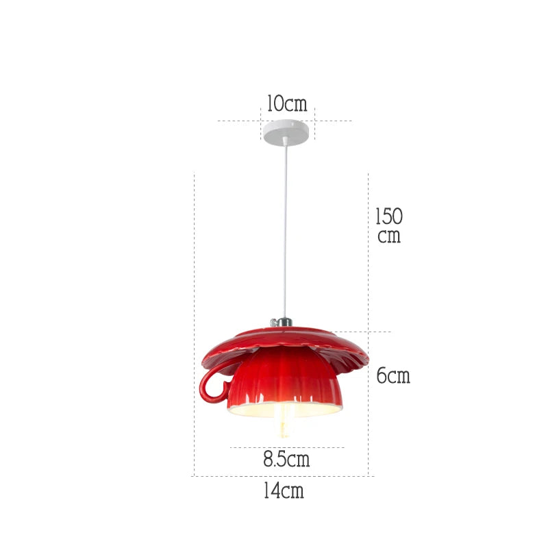lampe suspension céramique moderne led - vue 15 sur 28