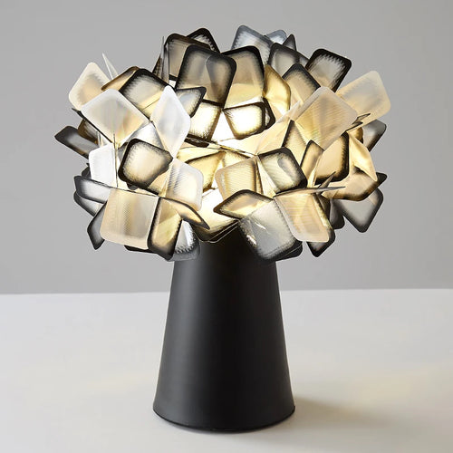 lampe de bureau moderne slamp clizia en plastique pvc fleur - vue 10 sur 13