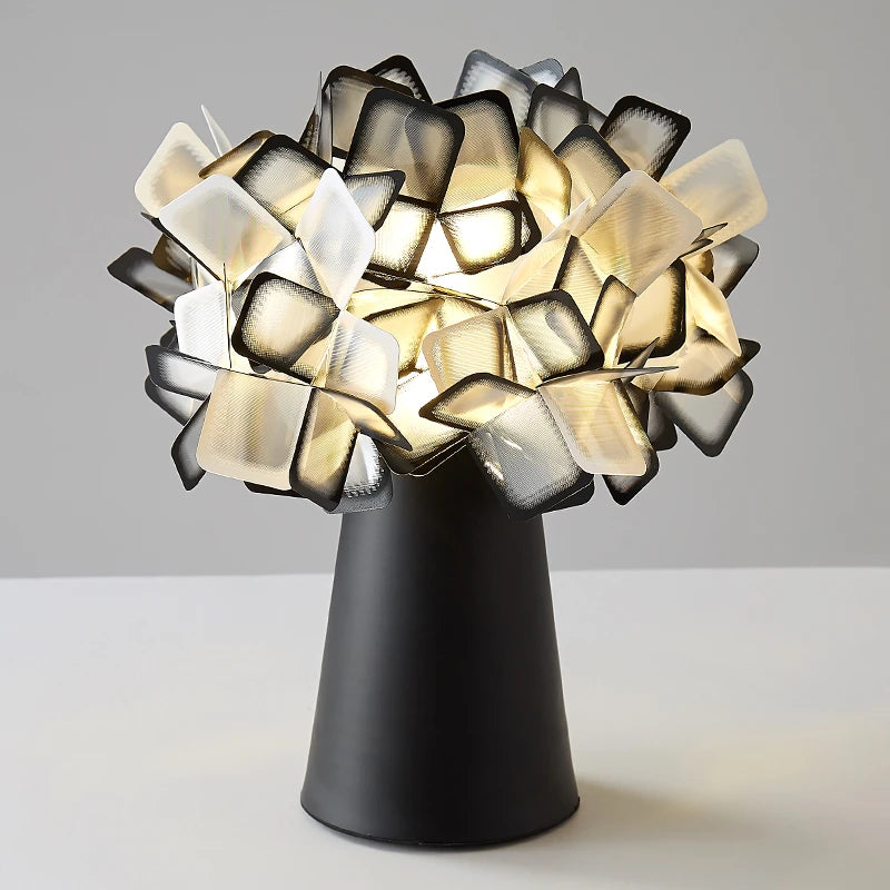 lampe de bureau moderne slamp clizia en plastique pvc fleur - vue 9 sur 13