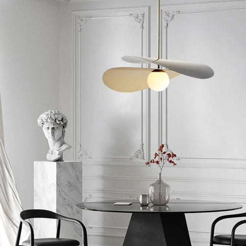 suspension 	 style en métal et verre pour boutique - vue 3 sur 6