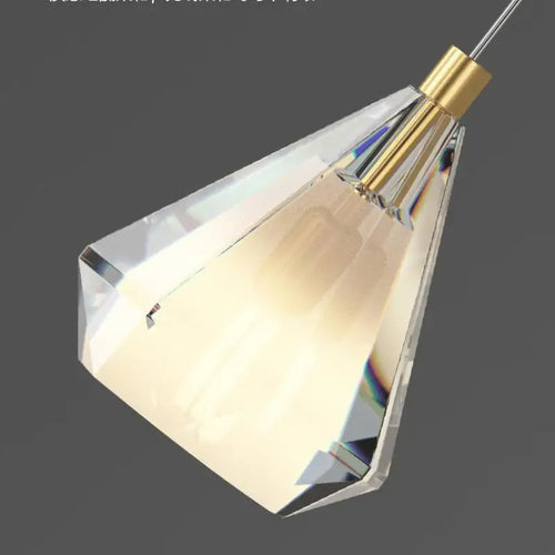 lustre en cristal de cuivre antique design luxueux éclairage moderne - vue 2 sur 8