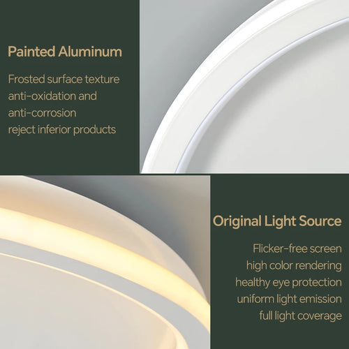 plafonnier led moderne nordique pour décoration intérieure maison - vue 6 sur 12