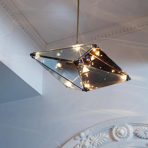 lustre en cristal moderne en forme de goutte d'eau décoratif pour intérieur - vue 4 sur 10