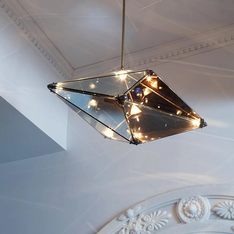 lustre en cristal moderne en forme de goutte d'eau décoratif pour intérieur - vue 3 sur 10