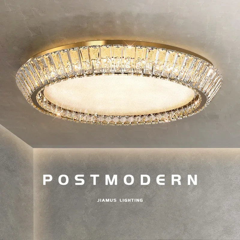 plafonnier en cristal de luxe pour décoration intérieure élégante - vue 2 sur 10
