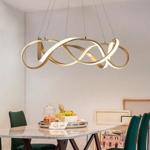 Lustre LED suspendue moderne style europe du nord - vue 6 sur 12