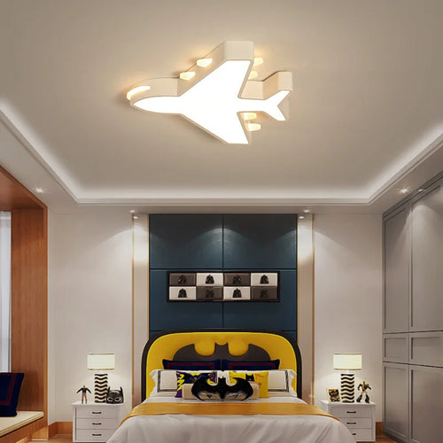 lampe plafond moderne à leds forme avion pour intérieur - vue 4 sur 10
