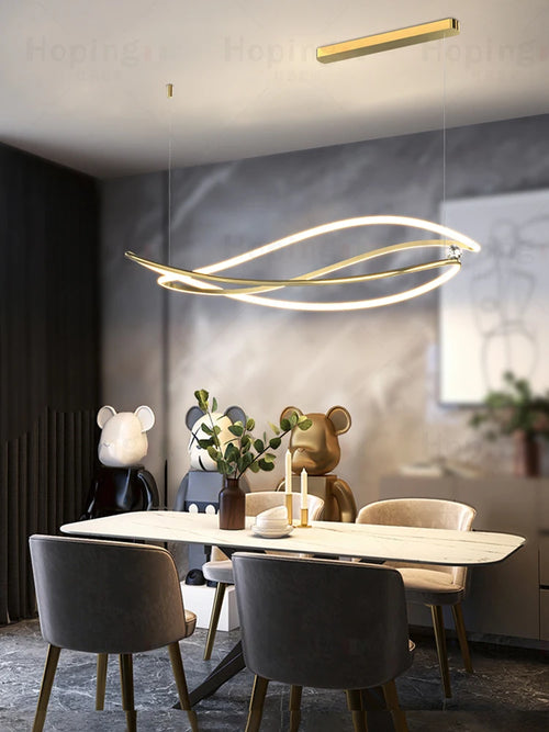 suspension forme de poisson design moderne 	 2022 - vue 3 sur 8