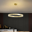 lustre circulaire à led design avec intensité variable pour intérieur